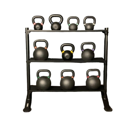 Kettlebell-Rack auf 3 Ebenen