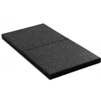Crosstile Everroll® - Dalle caoutchouc amortissante pour salle de sport - 0.5 x 1m - 30mm