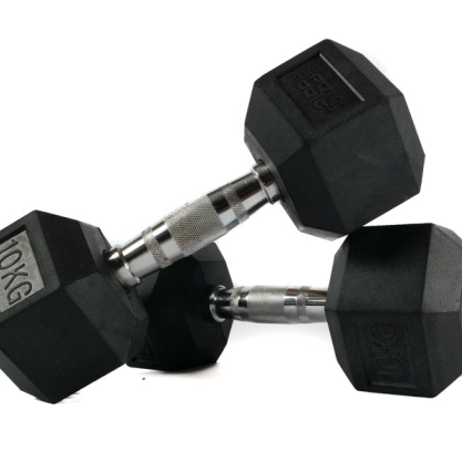 Haltères Hexagonales - Hex Dumbbell 2.5kg à 30kg (unité)