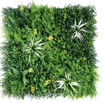 Mur végétal artificiel - RAIN FOREST - 1m x 1m